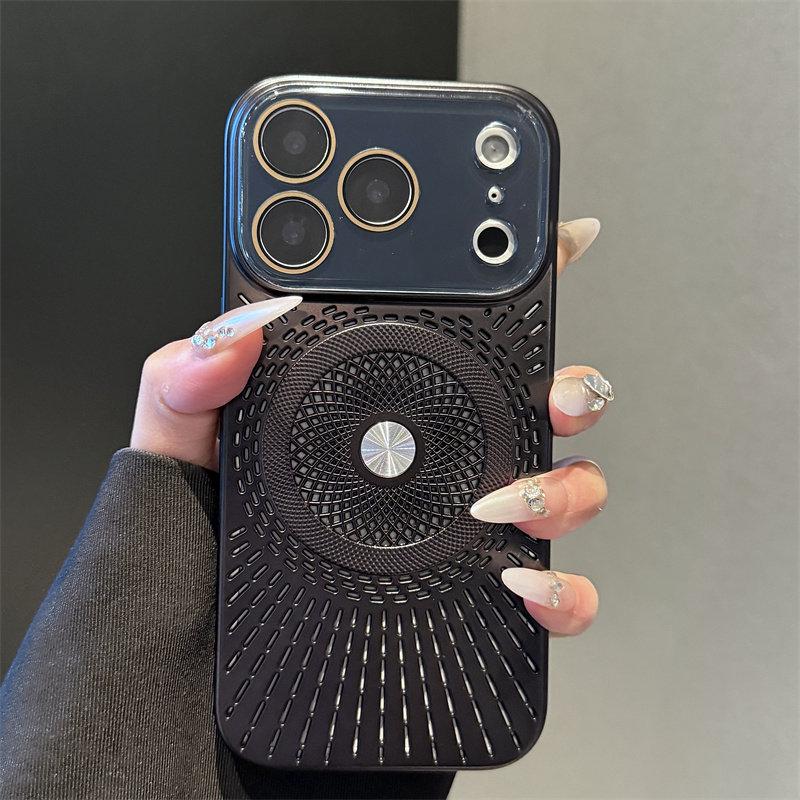 iPhone 17 Pro Max Breathable Heat Dissipation Magnetic Window Case with Electroplated Protection. 15
iPhone 17 Pro Max Breathable Heat Dissipation Magnetic Window Case with Electroplated Protection. 15
