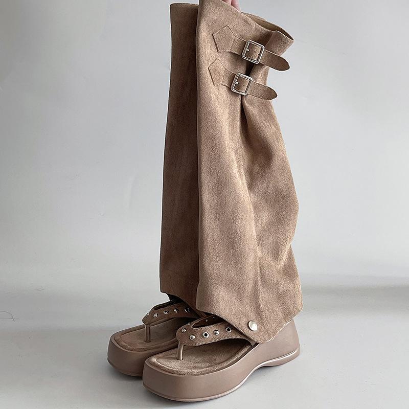 Ретро брюки-трубы из двух частей летние новые дышащие шлепанцы на толстой подошве универсальные полые модные ботинки босоножки на супервысоком каблуке 40 хаки
Ретро брюки-трубы из двух частей летние новые дышащие шлепанцы на толстой подошве универсальные полые модные ботинки босоножки на супервысоком каблуке 40 хаки