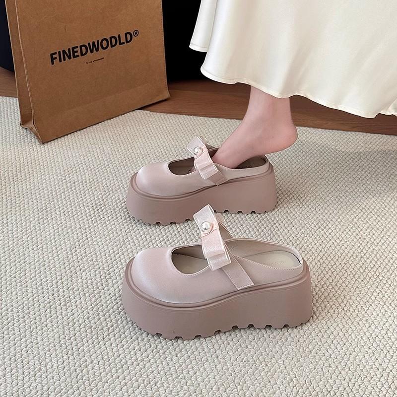 Casual bow bag head slippers women s outer wear 2025 spring new thick-soled heightening small Birkencool slippers 35 розовый
Casual bow bag head slippers women s outer wear 2025 spring new thick-soled heightening small Birkencool slippers 35 розовый