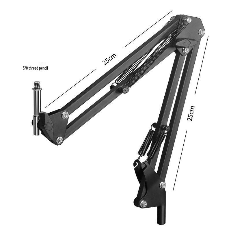 NB35 Universal Metal Boom Arm for Mobile Phones, Microphones, and Cameras - Ideal for Live Streaming and Photography.
NB35 Universal Metal Boom Arm for Mobile Phones, Microphones, and Cameras - Ideal for Live Streaming and Photography.
