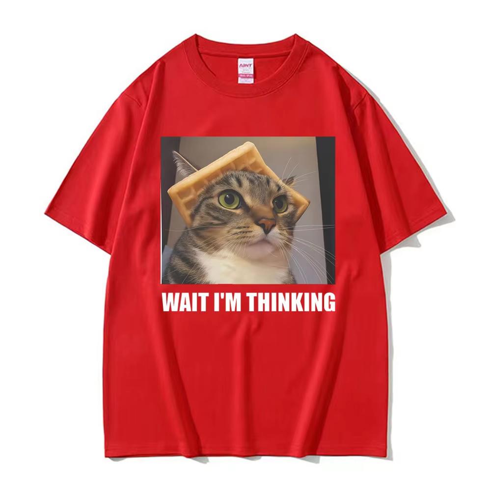 Wait Lm Thinking Funny Cat Meme Tee Shirt Unisexs Women Clothing Fashion Humor Trend Tshirts Casual Oversized T Shirt Streetwear 4XL
Wait Lm Thinking Funny Cat Meme Tee Shirt Unisexs Women Clothing Fashion Humor Trend Tshirts Casual Oversized T Shirt Streetwear 4XL