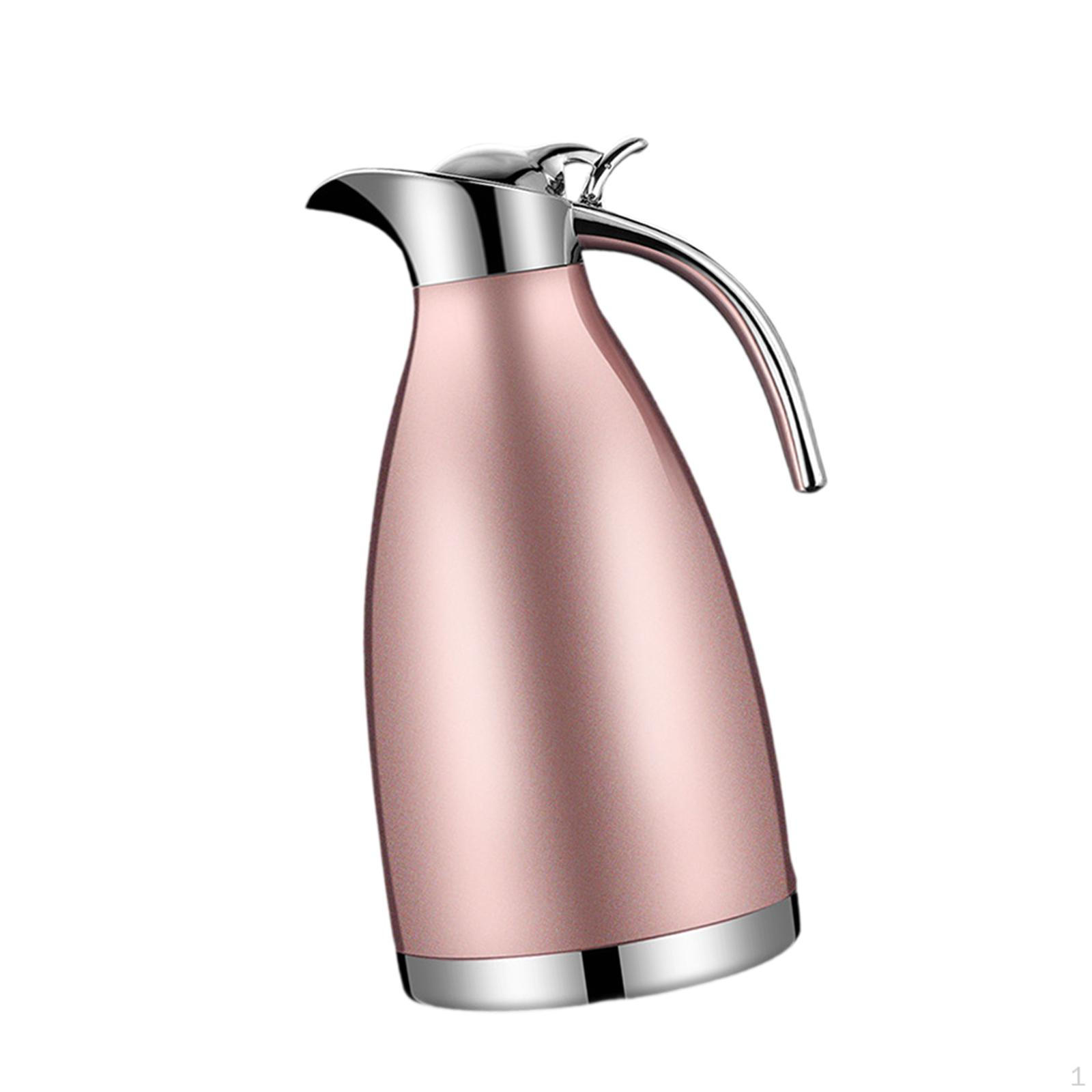 2L Insulated Coffee Pitcher with Sealed Lid for Tea And Water rose gold
2L Insulated Coffee Pitcher with Sealed Lid for Tea And Water rose gold