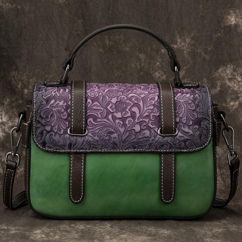 Johnature Ретро ручная работа с тиснением женская сумка для отдыха из натуральной кожи большая вместительная женская сумка через плечо зелёный
Johnature Ретро ручная работа с тиснением женская сумка для отдыха из натуральной кожи большая вместительная женская сумка через плечо зелёный