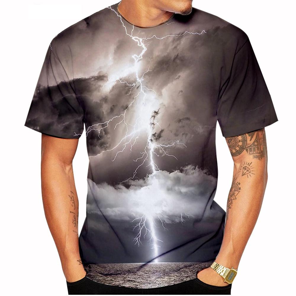 Летняя модная тенденция 3D-печать с принтом молнии, персонализированная крутая повседневная удобная футболка с короткими рукавами 5XL
Летняя модная тенденция 3D-печать с принтом молнии, персонализированная крутая повседневная удобная футболка с короткими рукавами 5XL