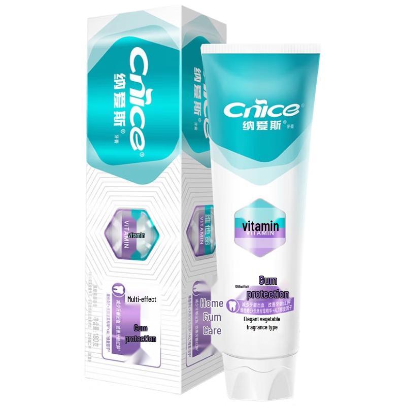 Nai Ai Si Vitamin Multi-effect Gum Protection Toothpaste
Nai Ai Si Vitamin Multi-effect Gum Protection Toothpaste