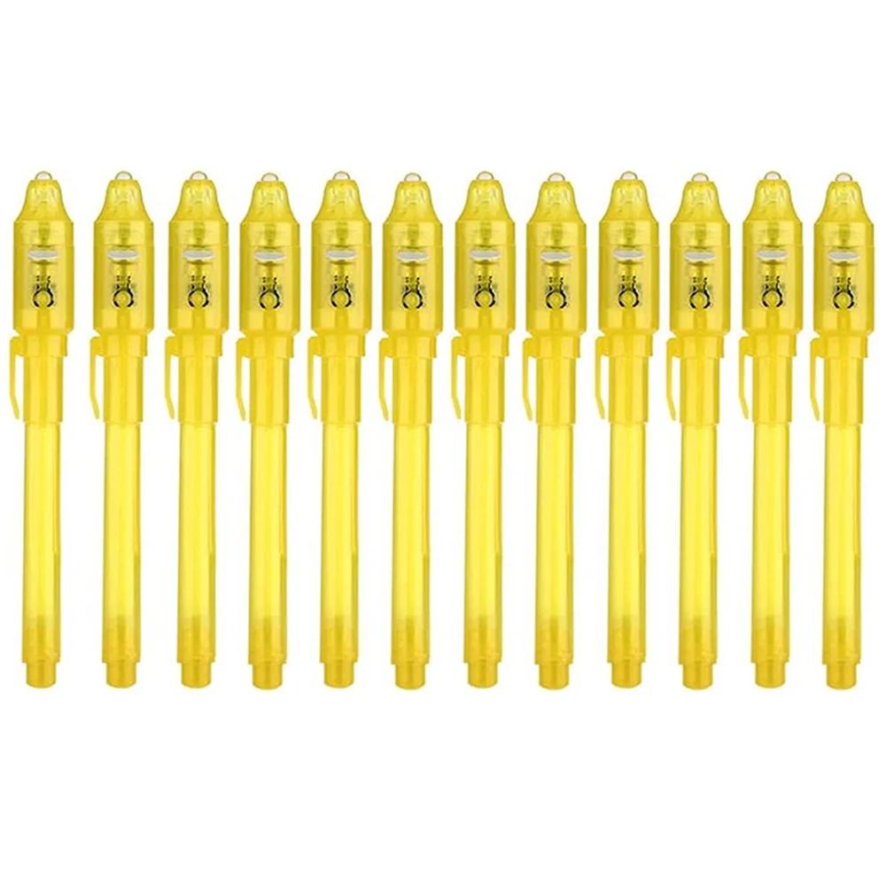 12pcs Invisible Ink Pen for Secret Message Spy Pen with UV Light Magic Marker Treasure Box Prizes Kids Party Favors Toys Gift жёлтый
12pcs Invisible Ink Pen for Secret Message Spy Pen with UV Light Magic Marker Treasure Box Prizes Kids Party Favors Toys Gift жёлтый