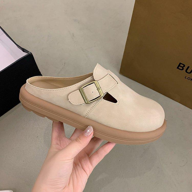 Platform shoes women s bag head half slippers wear new lazy one-pedal sports cool slippers 40
Platform shoes women s bag head half slippers wear new lazy one-pedal sports cool slippers 40