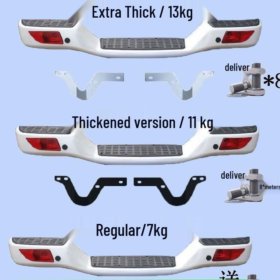Rear Bumper Guard for Great Wall Wingle 3/5 Pickup - Durable Iron, Enhanced Collision Protection Silver All-Iron, Extra Thick (with Step Pad) 7kg
Rear Bumper Guard for Great Wall Wingle 3/5 Pickup - Durable Iron, Enhanced Collision Protection Silver All-Iron, Extra Thick (with Step Pad) 7kg