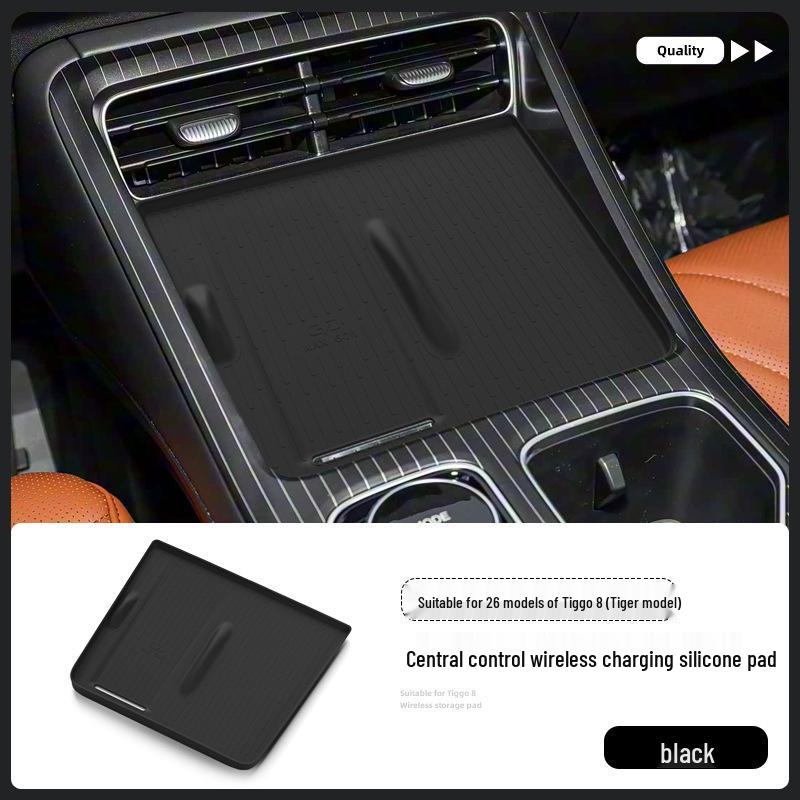 Tiggo 8 & Tiger Model Wireless Charger Non-Slip Silicone Mat: Center Console Protection Accessory
Tiggo 8 & Tiger Model Wireless Charger Non-Slip Silicone Mat: Center Console Protection Accessory