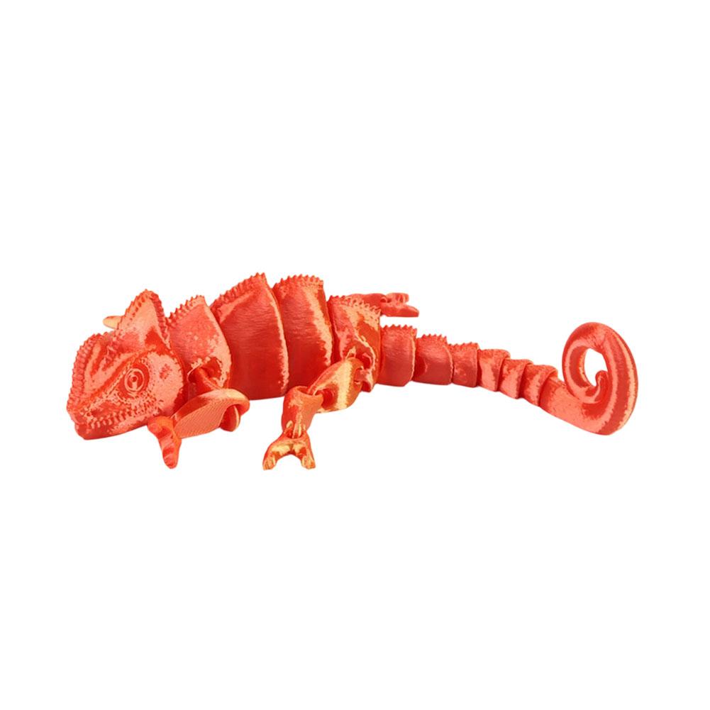 3D Printed Chameleon Lizard Figures 15cm Full Multi Joint Movable Simulation Animal Model Home Room Decor Kids Gift красный/золотой
3D Printed Chameleon Lizard Figures 15cm Full Multi Joint Movable Simulation Animal Model Home Room Decor Kids Gift красный/золотой