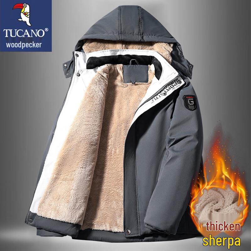 TUCANO Men s Warm Fleece-Lined Cotton Jacket XL
TUCANO Men s Warm Fleece-Lined Cotton Jacket XL