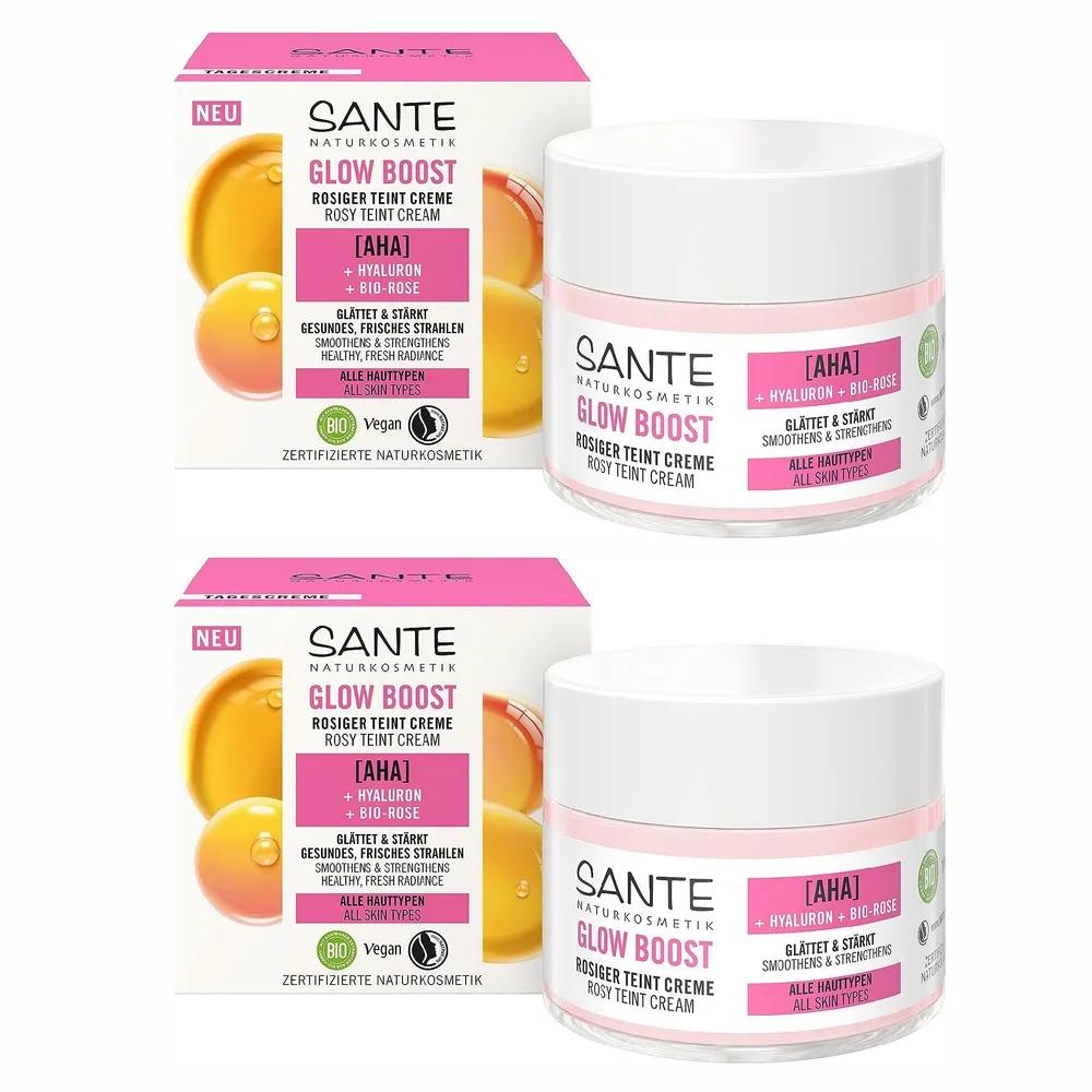 SANTE Glow Boost AHA Hyaluronic Rosy Cream 50ml x 2
SANTE Glow Boost AHA Hyaluronic Rosy Cream 50ml x 2