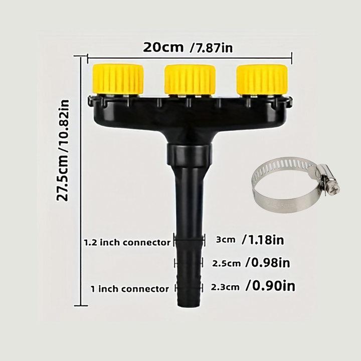 Многоголовочный распылитель для сельского хозяйства, распылитель для сада, газона, спринклер для фермы, орошения овощей, регулируемый инструмент для полива с большим потоком 3 Heads
Многоголовочный распылитель для сельского хозяйства, распылитель для сада, газона, спринклер для фермы, орошения овощей, регулируемый инструмент для полива с большим потоком 3 Heads