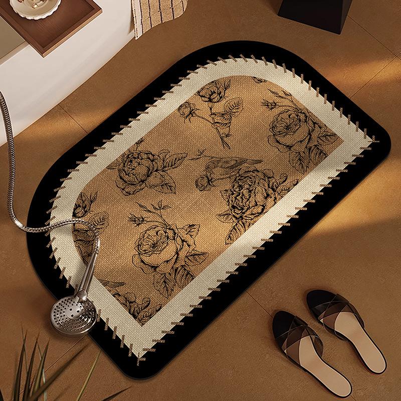 Medieval Style Diatom Mud Floor Mat, Shower Room, Non-Slip, Water-Absorbing And Dirt-Resistant Foot Pad, Washing Table, Easy To Take Care Of, Quick- 50*80cm
Medieval Style Diatom Mud Floor Mat, Shower Room, Non-Slip, Water-Absorbing And Dirt-Resistant Foot Pad, Washing Table, Easy To Take Care Of, Quick- 50*80cm