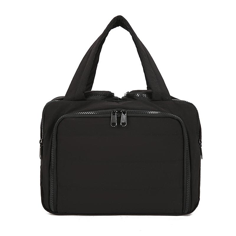 Lightweight Makeup Bag Waterproof Soft Top Handle Bags Large Capacity Portable Storage Case Women Travel Toiletry Wash Handbag чорний
Lightweight Makeup Bag Waterproof Soft Top Handle Bags Large Capacity Portable Storage Case Women Travel Toiletry Wash Handbag чорний