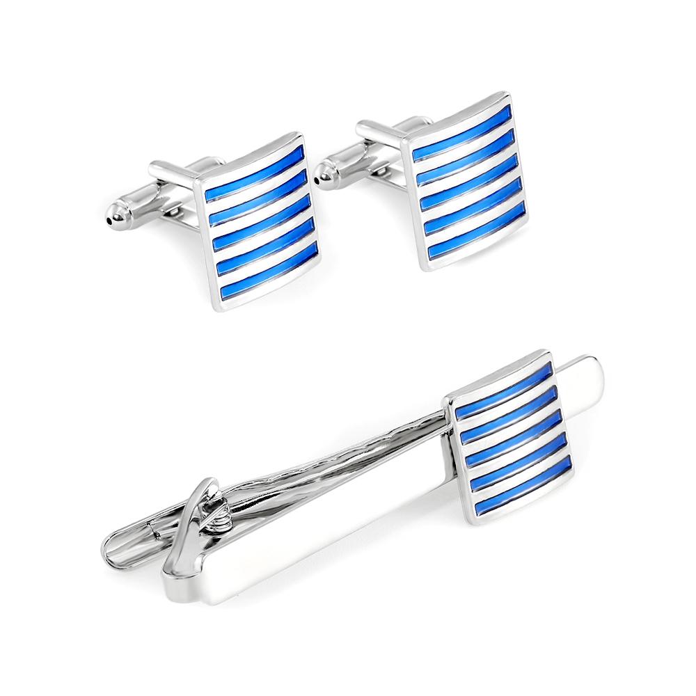 Funny Mens Blue Stripe Square Design Cufflinks&Tie Clip Set Wedding Birthday Anniversary Father s Day Gift
Funny Mens Blue Stripe Square Design Cufflinks&Tie Clip Set Wedding Birthday Anniversary Father s Day Gift