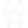Buy Womens Extreme Mini Micro Bikini Set Swimwear Halter Neck Bra Top