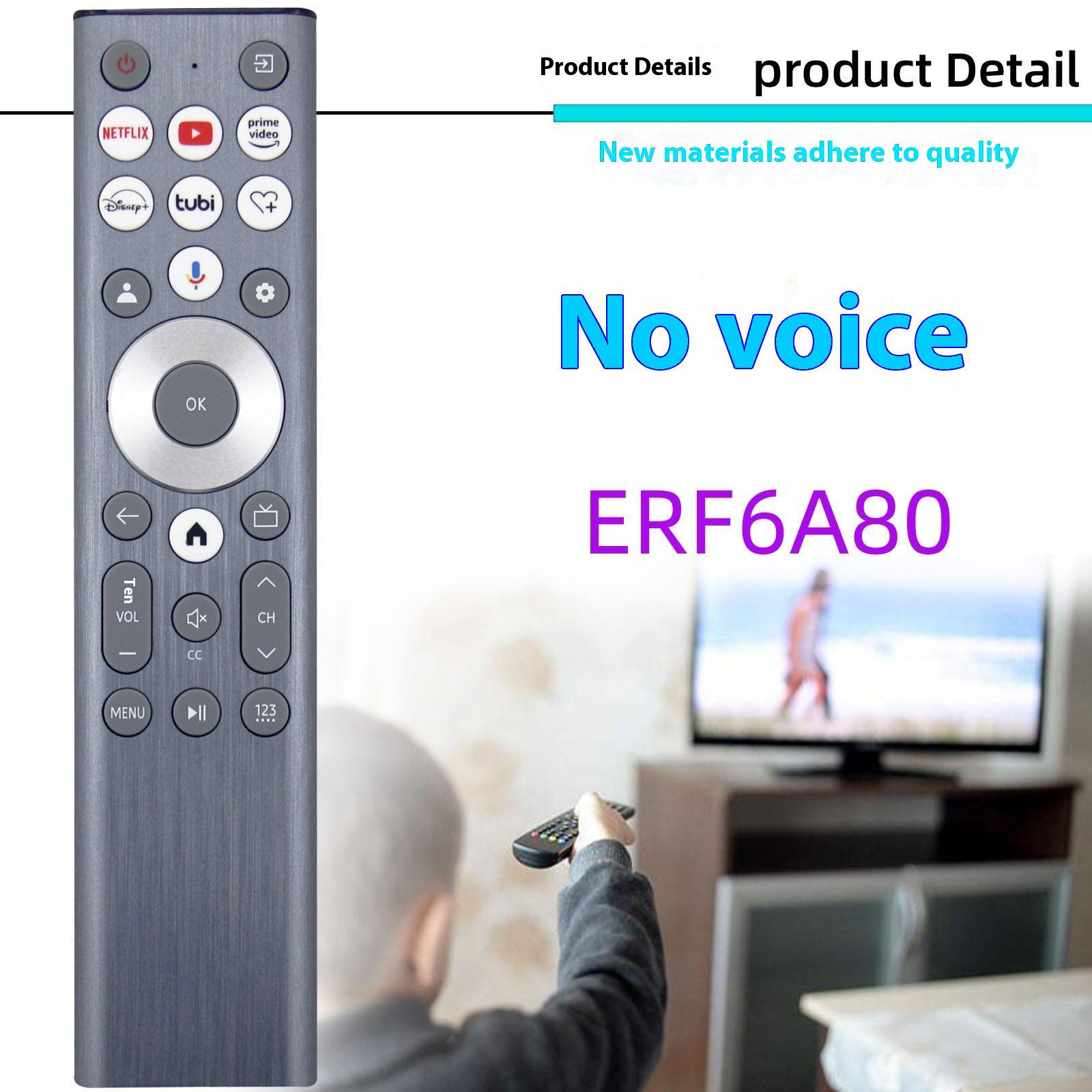 ERF6A80 For Hisense TV Remote Control Ergonomic Infrared Controller Replacement 1-10m Range A
ERF6A80 For Hisense TV Remote Control Ergonomic Infrared Controller Replacement 1-10m Range A