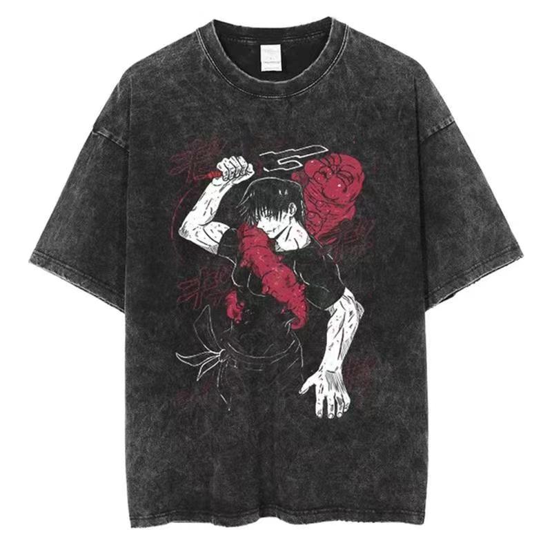 Washed Cotton Mens Women Vintage Japan Anime Oversize Shirts Streetwear Harajuku Short Sleeve TShirt Loose Cotton Tops 3XL
Washed Cotton Mens Women Vintage Japan Anime Oversize Shirts Streetwear Harajuku Short Sleeve TShirt Loose Cotton Tops 3XL