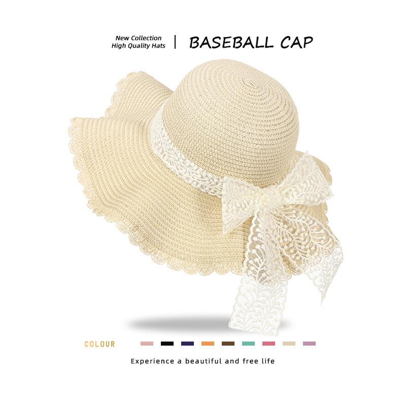 Straw hat children big brim seaside travel vacation sunscreen beach hat bucket hat bow strap sun hat M(56-58cm)
Straw hat children big brim seaside travel vacation sunscreen beach hat bucket hat bow strap sun hat M(56-58cm)