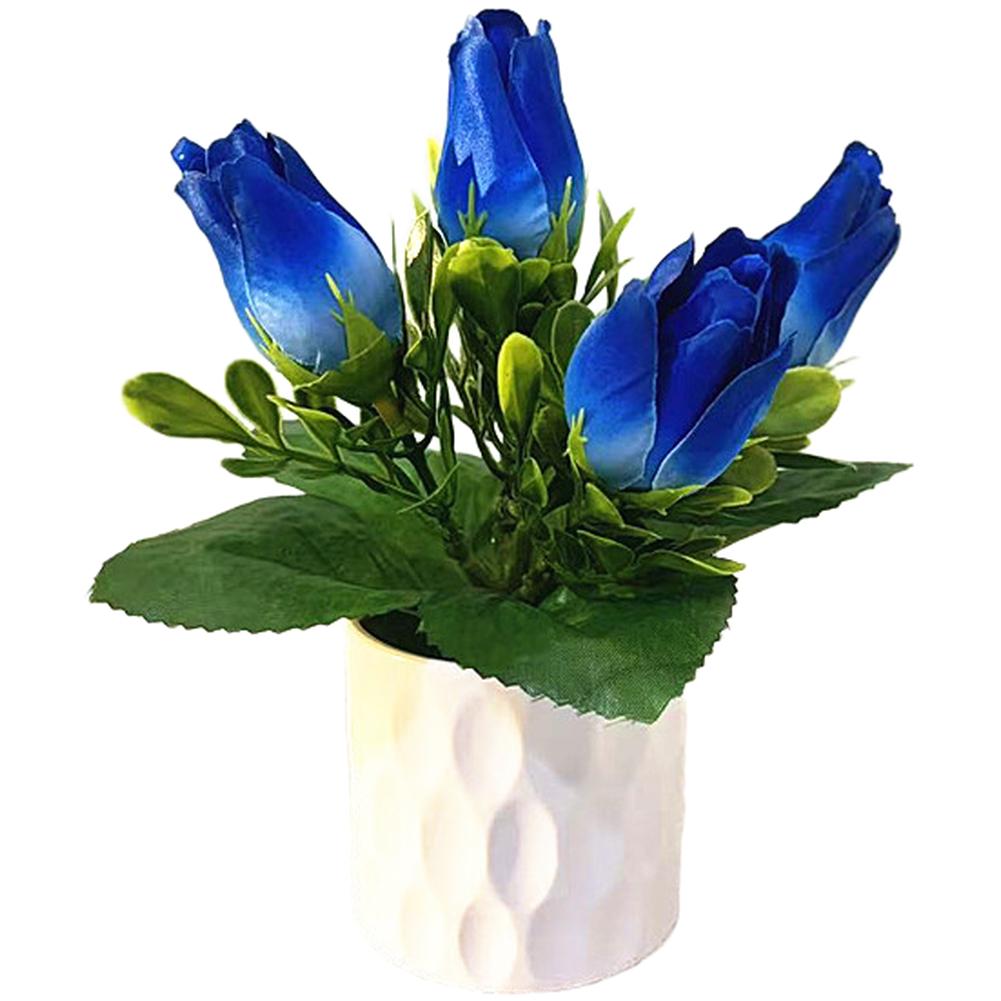 Artificial Pointed Rose Flower in Pot for Table Centerpiece Shelf Decor For Home Office Wedding Styling Pink Blue синий
Artificial Pointed Rose Flower in Pot for Table Centerpiece Shelf Decor For Home Office Wedding Styling Pink Blue синий