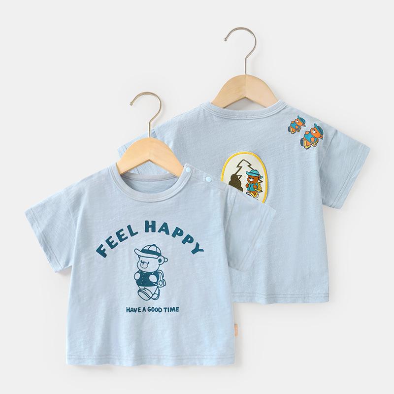 Одежда для малышей, повседневные футболки с короткими рукавами, летняя одежда для мальчиков и девочек, детские летние топы с половиной рукавов 100cm
Одежда для малышей, повседневные футболки с короткими рукавами, летняя одежда для мальчиков и девочек, детские летние топы с половиной рукавов 100cm