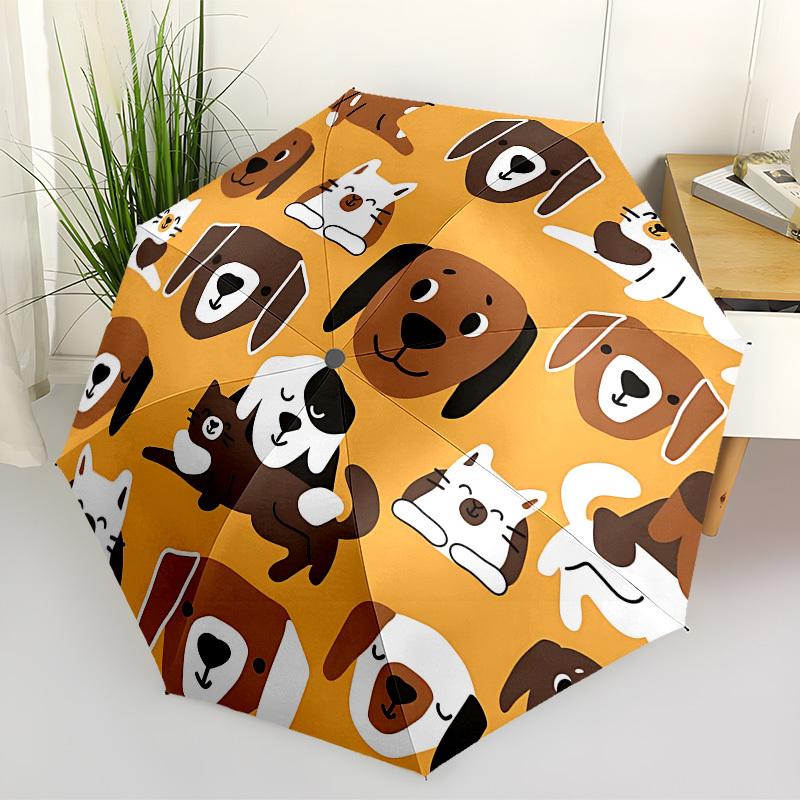 1PC Pets Animals Automatic Folding Umbrella - Compact 8-Rib Design, Durable Plastic & Iron, Lightweight for Outdoor Daily Use027
1PC Pets Animals Automatic Folding Umbrella - Compact 8-Rib Design, Durable Plastic & Iron, Lightweight for Outdoor Daily Use027