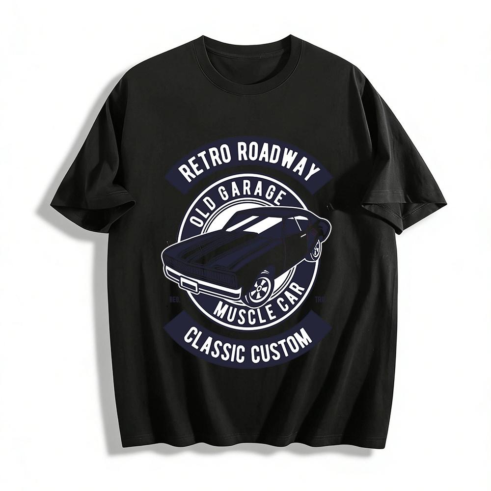 Retro Roadway Muscle Car Print Tee Classic Garage Old Car Lover Top Pure cotton T-shirt XXS
Retro Roadway Muscle Car Print Tee Classic Garage Old Car Lover Top Pure cotton T-shirt XXS