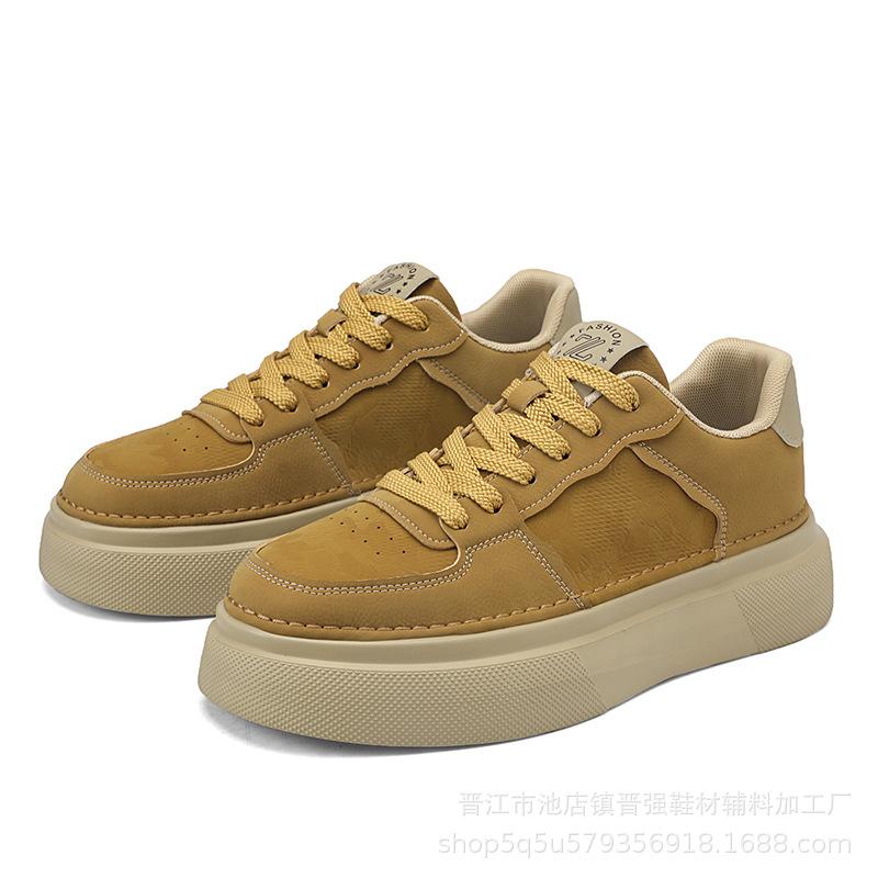 Мужские зимние новые высококлассные кеды, легкие спортивные туфли из микрофибры с толстой подошвой и амортизацией, модные универсальные повседневные туфли 44 жёлтый
Мужские зимние новые высококлассные кеды, легкие спортивные туфли из микрофибры с толстой подошвой и амортизацией, модные универсальные повседневные туфли 44 жёлтый