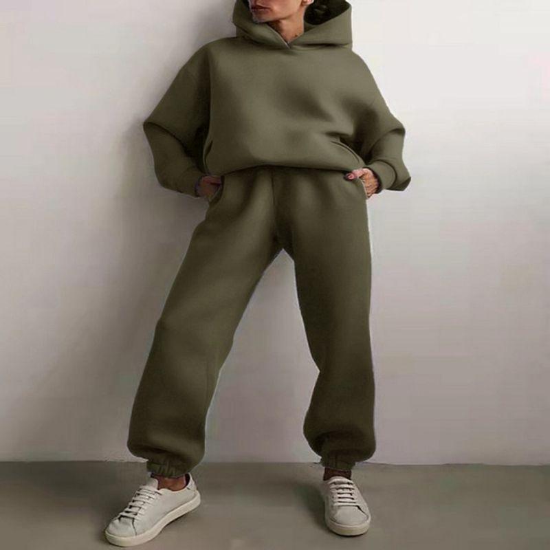 Solid Casual Hooded Sweater Pants Suit Pure Color Hooded Sweatshirt Pants Suit Green 3XL
Solid Casual Hooded Sweater Pants Suit Pure Color Hooded Sweatshirt Pants Suit Green 3XL