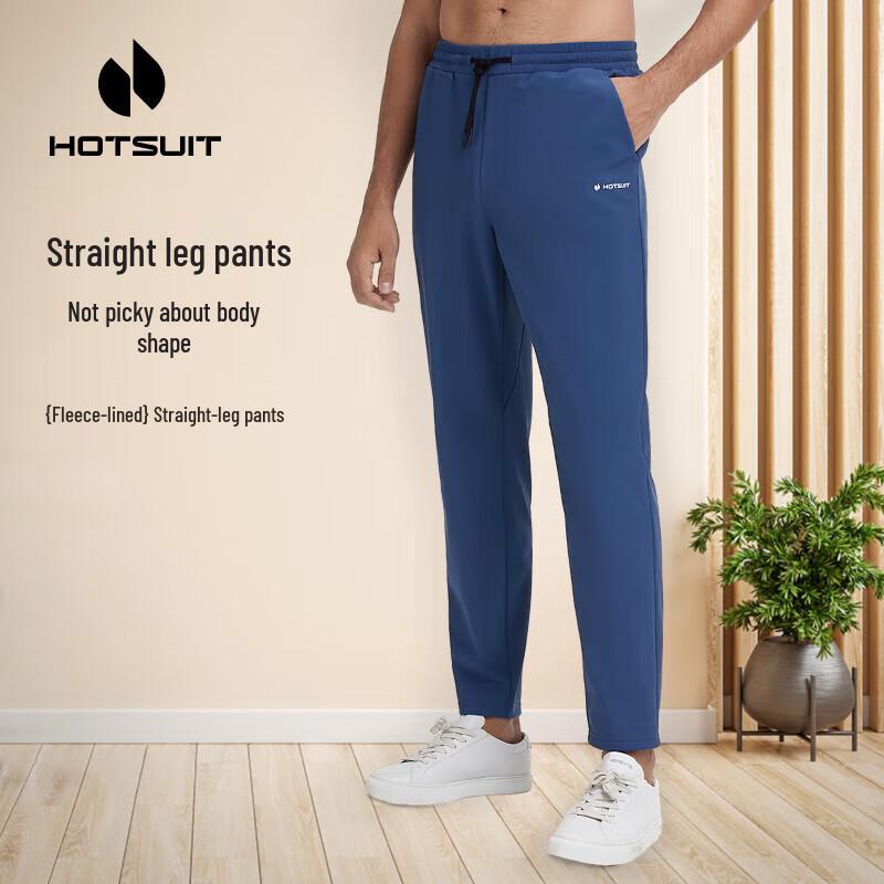 HOTSUIT Men s Fleece-Lined Straight-Leg Running & Training Sweatpants L
HOTSUIT Men s Fleece-Lined Straight-Leg Running & Training Sweatpants L