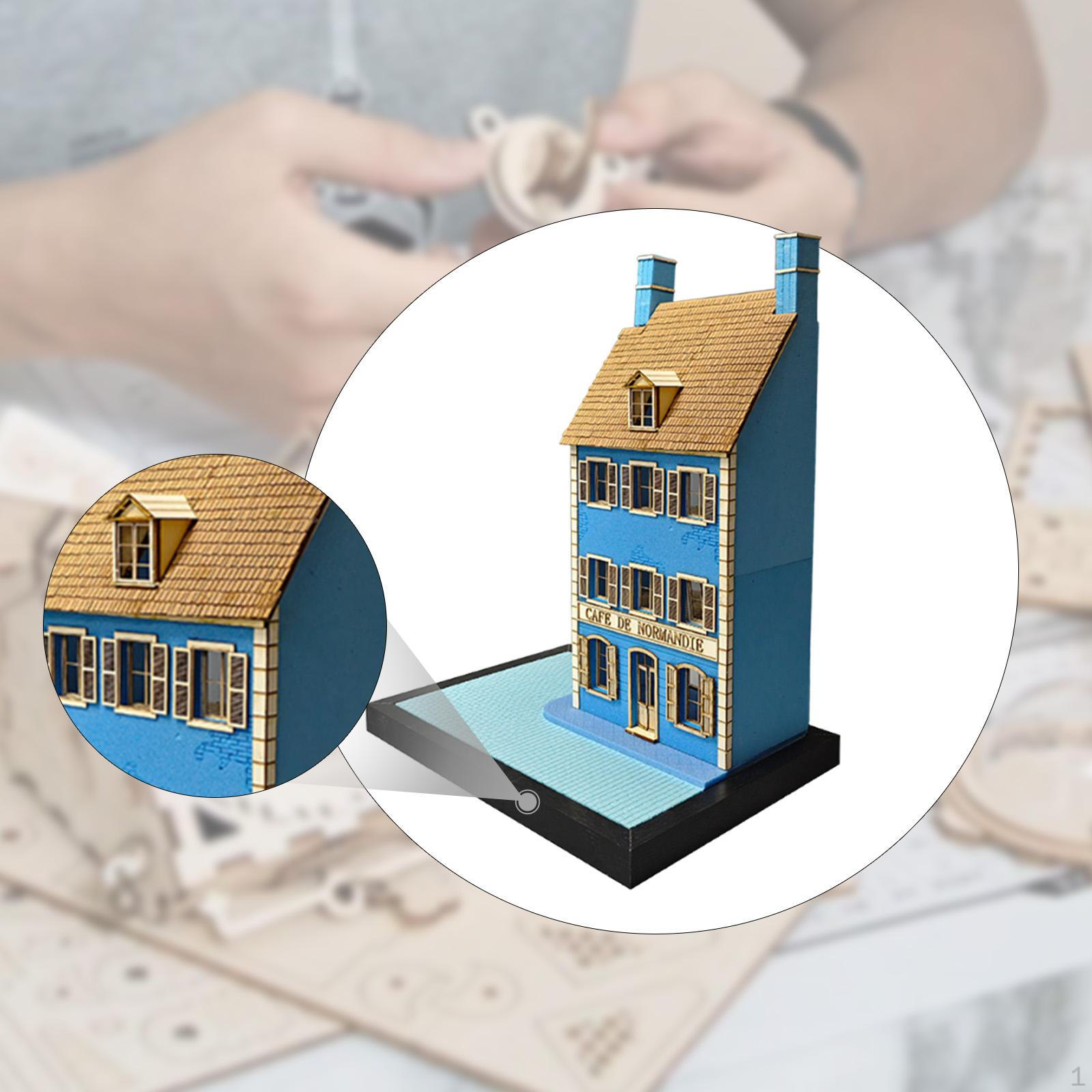1/35 HO House Building Railway Layout Model DIY Assemble Assembled Diorama Scenery for 30cmx20cmx44.6cm
1/35 HO House Building Railway Layout Model DIY Assemble Assembled Diorama Scenery for 30cmx20cmx44.6cm