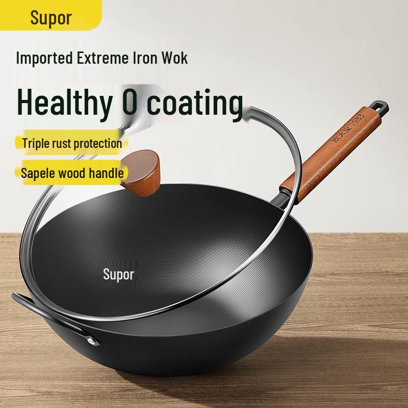 Чугунный вок Supor: Антипригарная сковорода вок для овощей, устойчивая к ржавчине, совместимая с газовыми и индукционными плитами. 28 cm
Чугунный вок Supor: Антипригарная сковорода вок для овощей, устойчивая к ржавчине, совместимая с газовыми и индукционными плитами. 28 cm