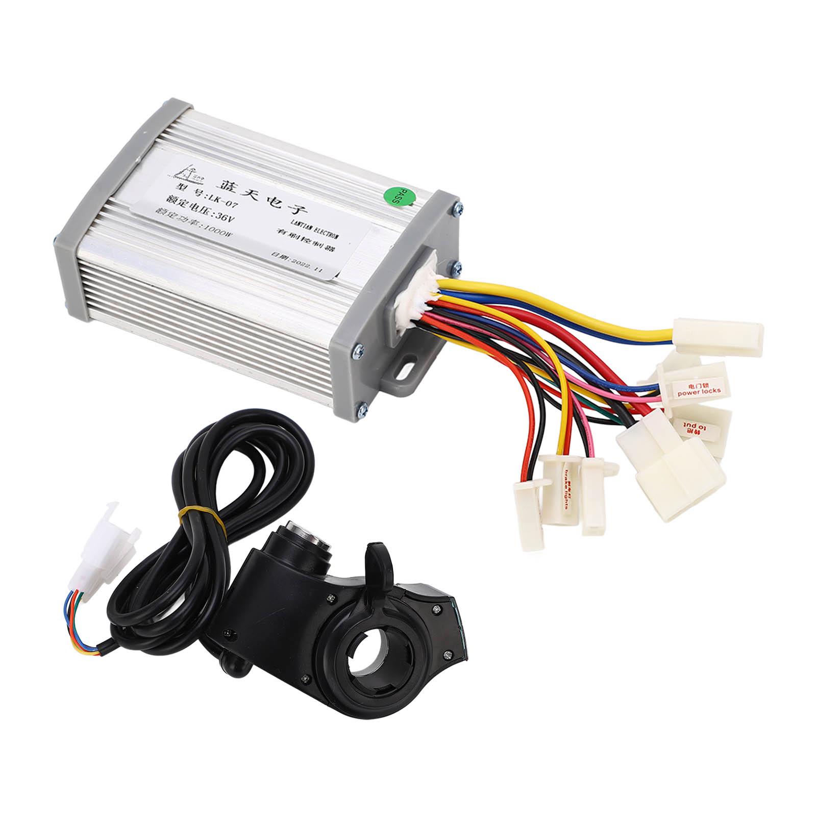 36V 1000W Electric Bike Conversion Set Thumb Throttle Grip Brush Motor Controller Headlight Switch Kit
36V 1000W Electric Bike Conversion Set Thumb Throttle Grip Brush Motor Controller Headlight Switch Kit