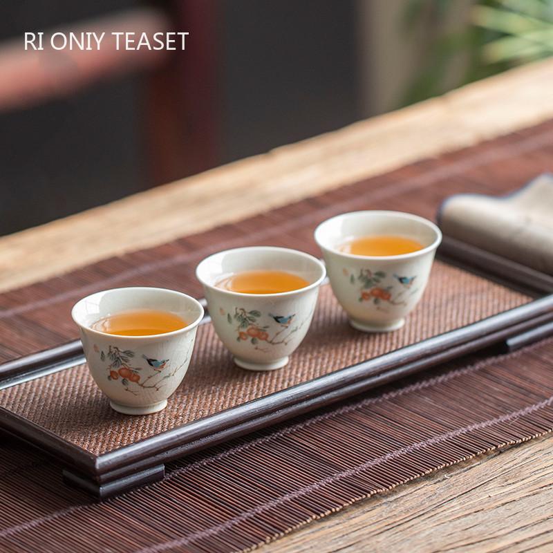 Retro Ceramic Teacup Portable Travel Meditation Cup Hand Painted Flower Pattern Tea Bowl Pu er Master Cup Tea Set Accessories
Retro Ceramic Teacup Portable Travel Meditation Cup Hand Painted Flower Pattern Tea Bowl Pu er Master Cup Tea Set Accessories