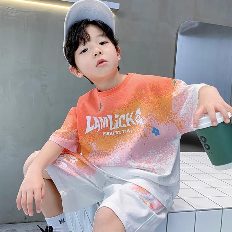 Boys Summer Suits, Loose Sportswear, Big Children s Tide Brand Fried Street Children s Printed Two-piece Short-sleeved Suit 110 зелений
Boys Summer Suits, Loose Sportswear, Big Children s Tide Brand Fried Street Children s Printed Two-piece Short-sleeved Suit 110 зелений