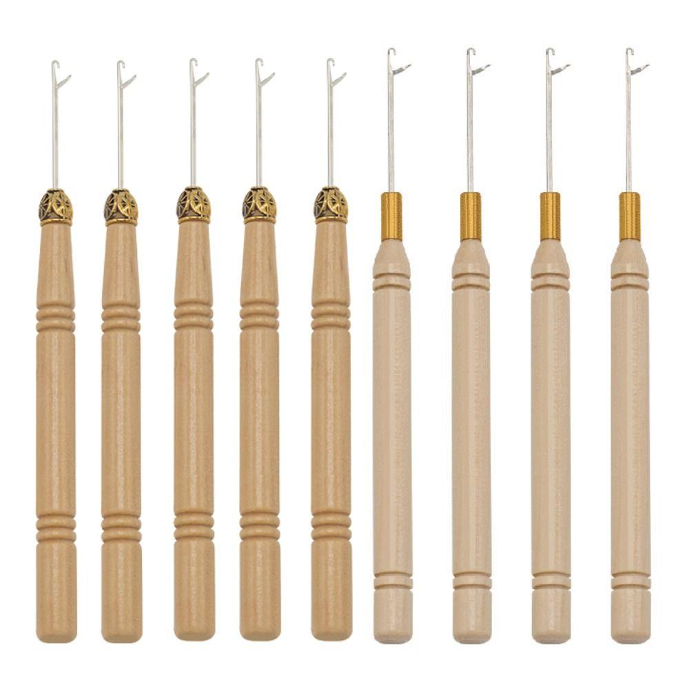 3pcs/set Wooden Handle Hook Needles Knitting Micro Hook Sewing Tools Crochet Hook for Making Wigs B
3pcs/set Wooden Handle Hook Needles Knitting Micro Hook Sewing Tools Crochet Hook for Making Wigs B
