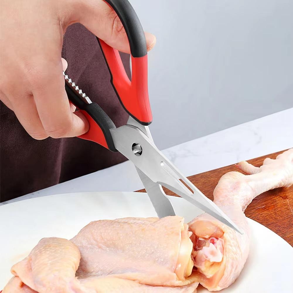 with Protective Cover Kitchen Shear Ergonomic Handles Chicken Bone Shears Kitchen Scissor BBQ білий
with Protective Cover Kitchen Shear Ergonomic Handles Chicken Bone Shears Kitchen Scissor BBQ білий