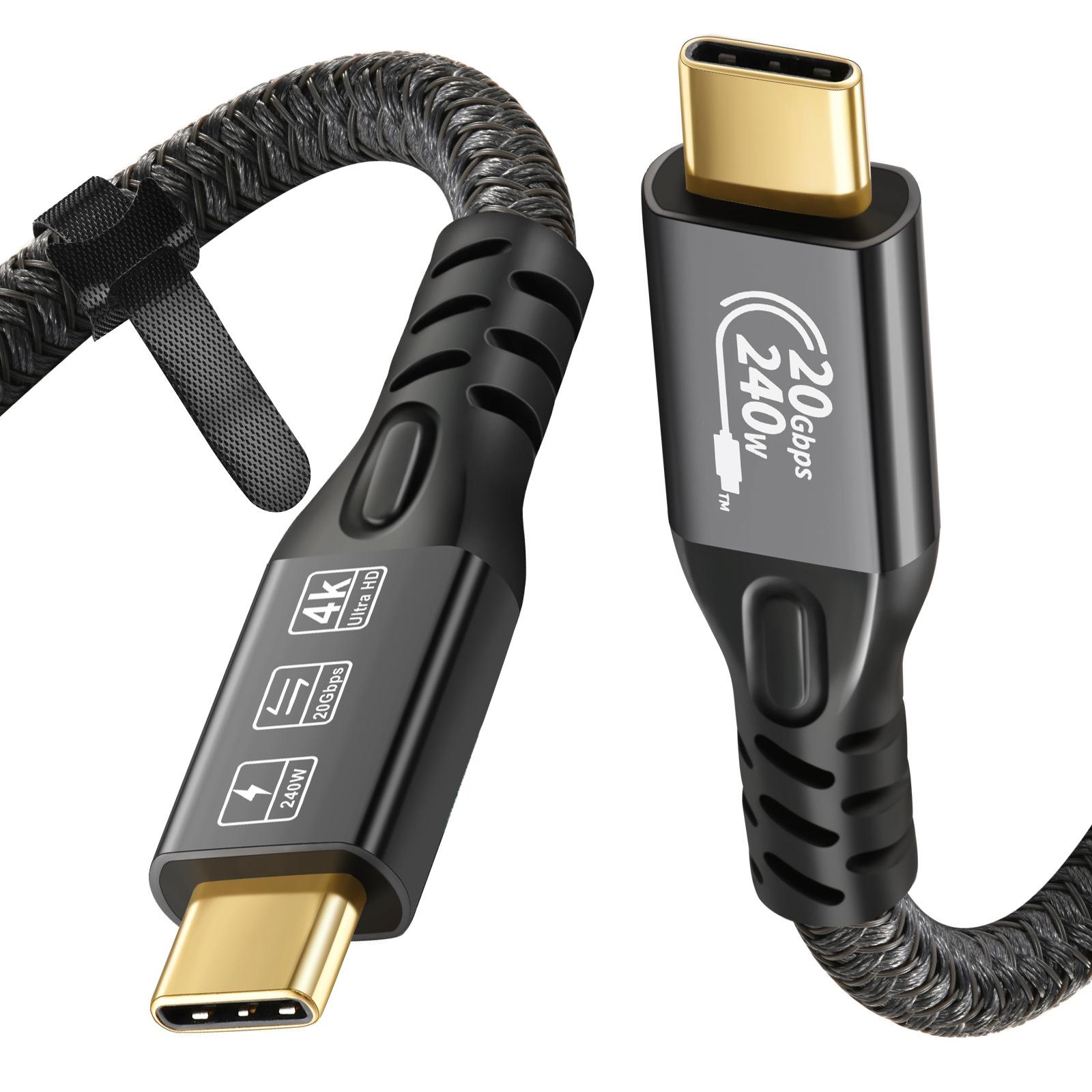 Type-C 20G Data Cable, PD240W Fast Charge, 4K@60Hz Video Playback, USB-C 0.5m серый
Type-C 20G Data Cable, PD240W Fast Charge, 4K@60Hz Video Playback, USB-C 0.5m серый