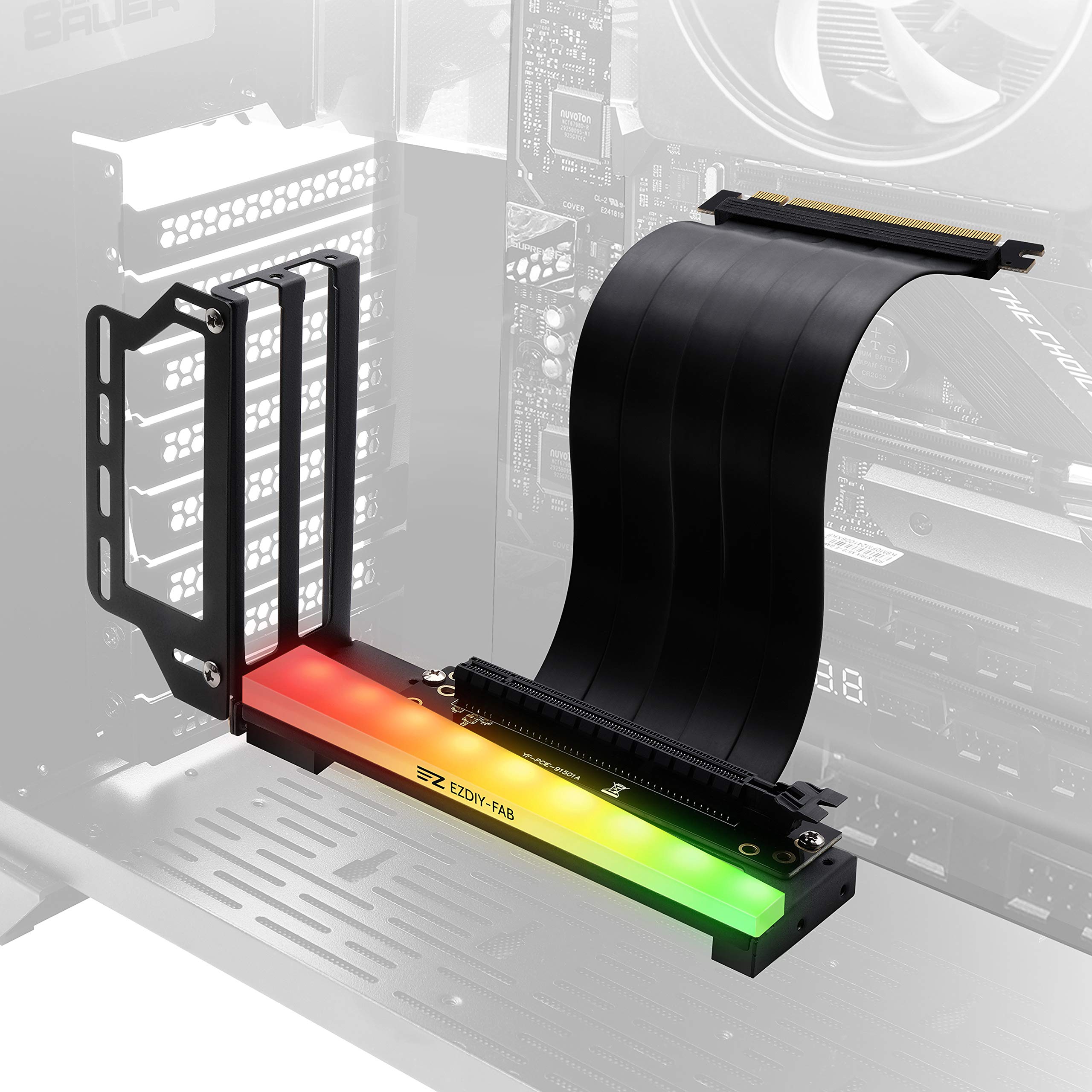 Новий RGB вертикальний графічний процесор VGA вертикальний тримач графічної карти ARGB 5 В 3-контактний світлодіодний синхронізатор з 20 см кабелем PCIE Riser Чорний кронштейн EZDIY-FAB, кронштейн, 3.0 -
Новий RGB вертикальний графічний процесор VGA вертикальний тримач графічної карти ARGB 5 В 3-контактний світлодіодний синхронізатор з 20 см кабелем PCIE Riser Чорний кронштейн EZDIY-FAB, кронштейн, 3.0 -