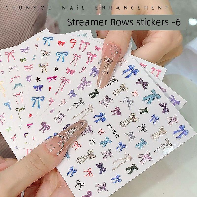 New Arrival Ribbon Bowknot Nail Sticker Nail Sticker Cute Young Adult Heart Bow Nail Decals Decorations Strap Bows stickers 6
New Arrival Ribbon Bowknot Nail Sticker Nail Sticker Cute Young Adult Heart Bow Nail Decals Decorations Strap Bows stickers 6