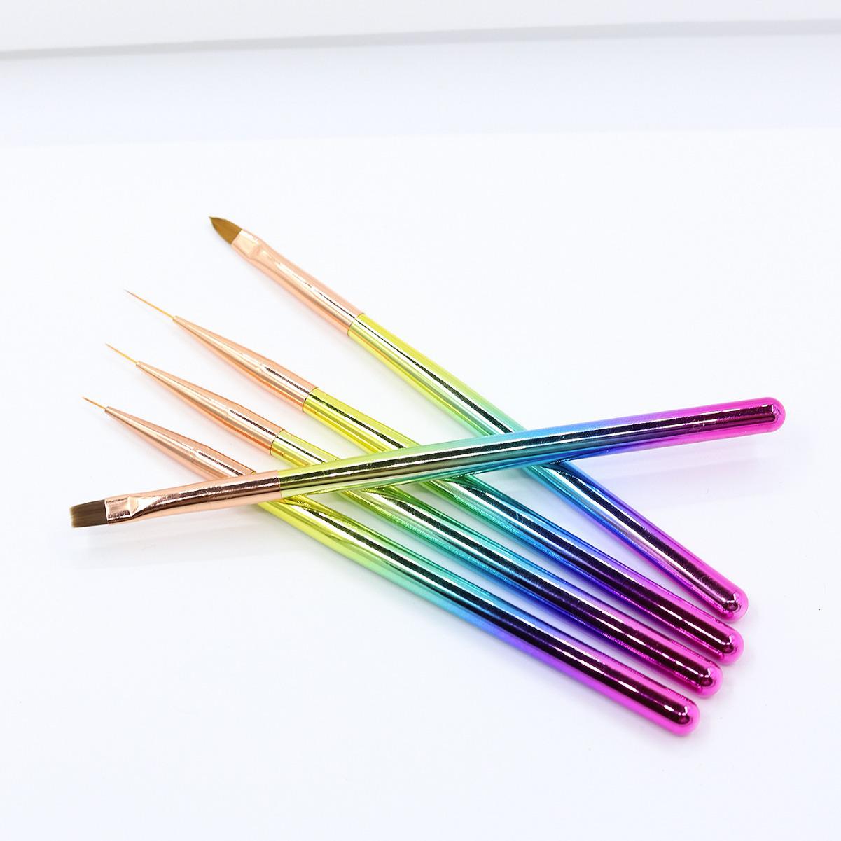 Nail Art Brush Set: Electroplated Plastic Brushes for Painting, Sweeping, Lining, and Gradient Effects
Nail Art Brush Set: Electroplated Plastic Brushes for Painting, Sweeping, Lining, and Gradient Effects