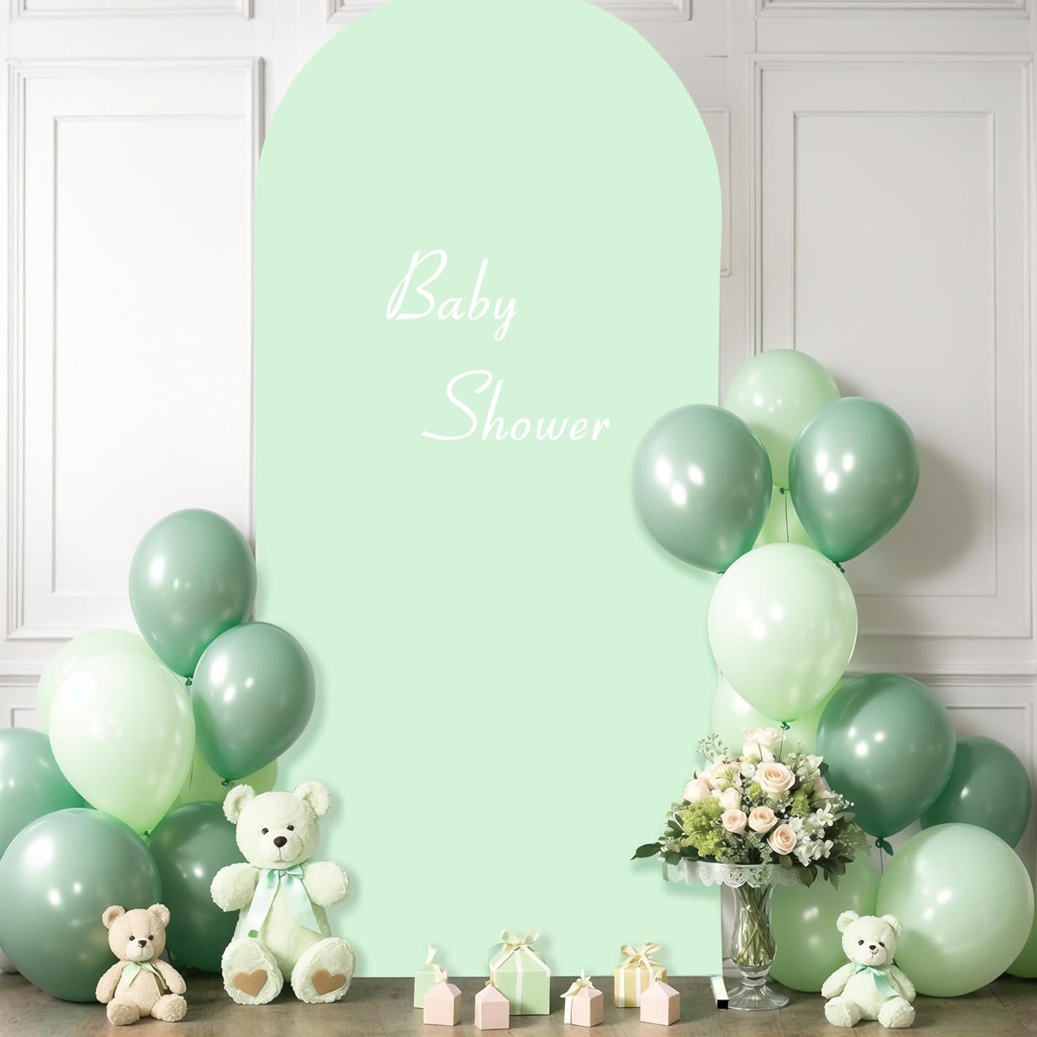 Arch Backdrop Cover, Wedding Arch Cover Stretchy Backdrop for Birthday Banquet Birthday Party Arch Stand Covers Decor Spandex 6.6FT 100x200cm
Arch Backdrop Cover, Wedding Arch Cover Stretchy Backdrop for Birthday Banquet Birthday Party Arch Stand Covers Decor Spandex 6.6FT 100x200cm