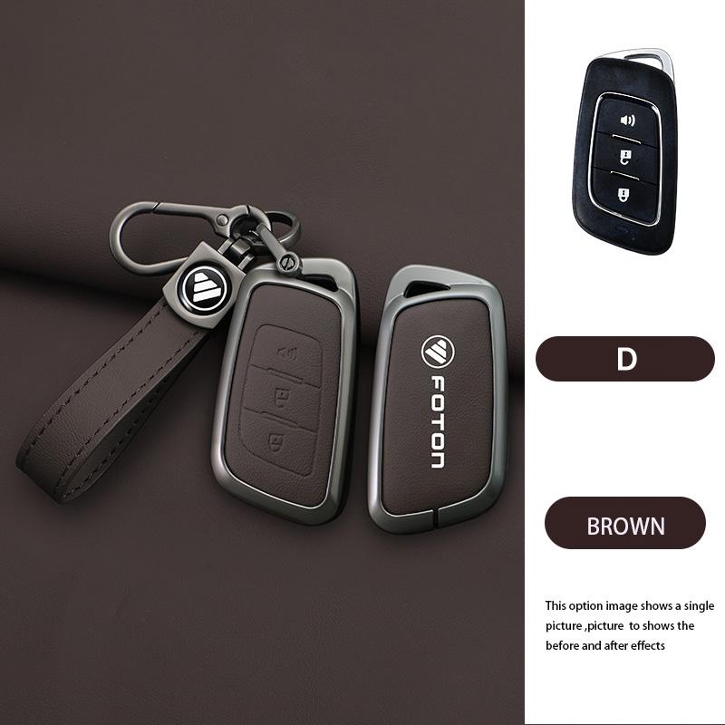 Zinc Alloy Leather Car Key Case Cover For Foton Senior General G9 Landscaper Yutu 9/8 pickup F9 Xiangling Q Protector Keychain
Zinc Alloy Leather Car Key Case Cover For Foton Senior General G9 Landscaper Yutu 9/8 pickup F9 Xiangling Q Protector Keychain