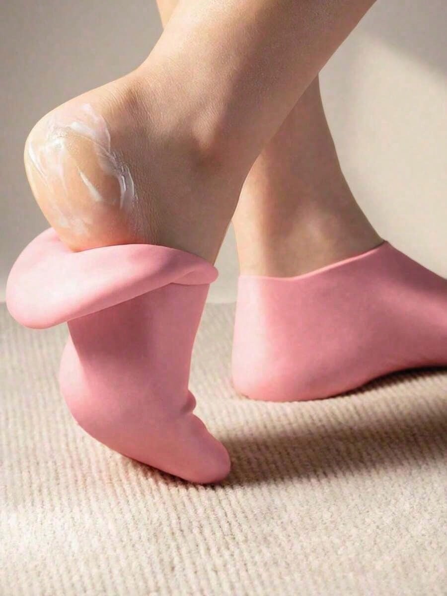 1 Pair Silicone Moisturizing Relief Socks, 1 Set Pumice Stone And High Elastic Absorption Pressure Socks Suit, Reusable Aloe Socks Pink
1 Pair Silicone Moisturizing Relief Socks, 1 Set Pumice Stone And High Elastic Absorption Pressure Socks Suit, Reusable Aloe Socks Pink