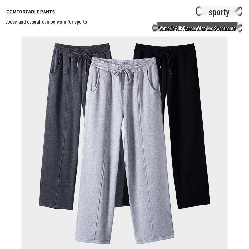 Tangge Women s Mid-Waist Mulberry Silk Wide-Leg Sweatpants - Thick, Warm, Casual Sports Pants Extra Extra Large светло-серый
Tangge Women s Mid-Waist Mulberry Silk Wide-Leg Sweatpants - Thick, Warm, Casual Sports Pants Extra Extra Large светло-серый