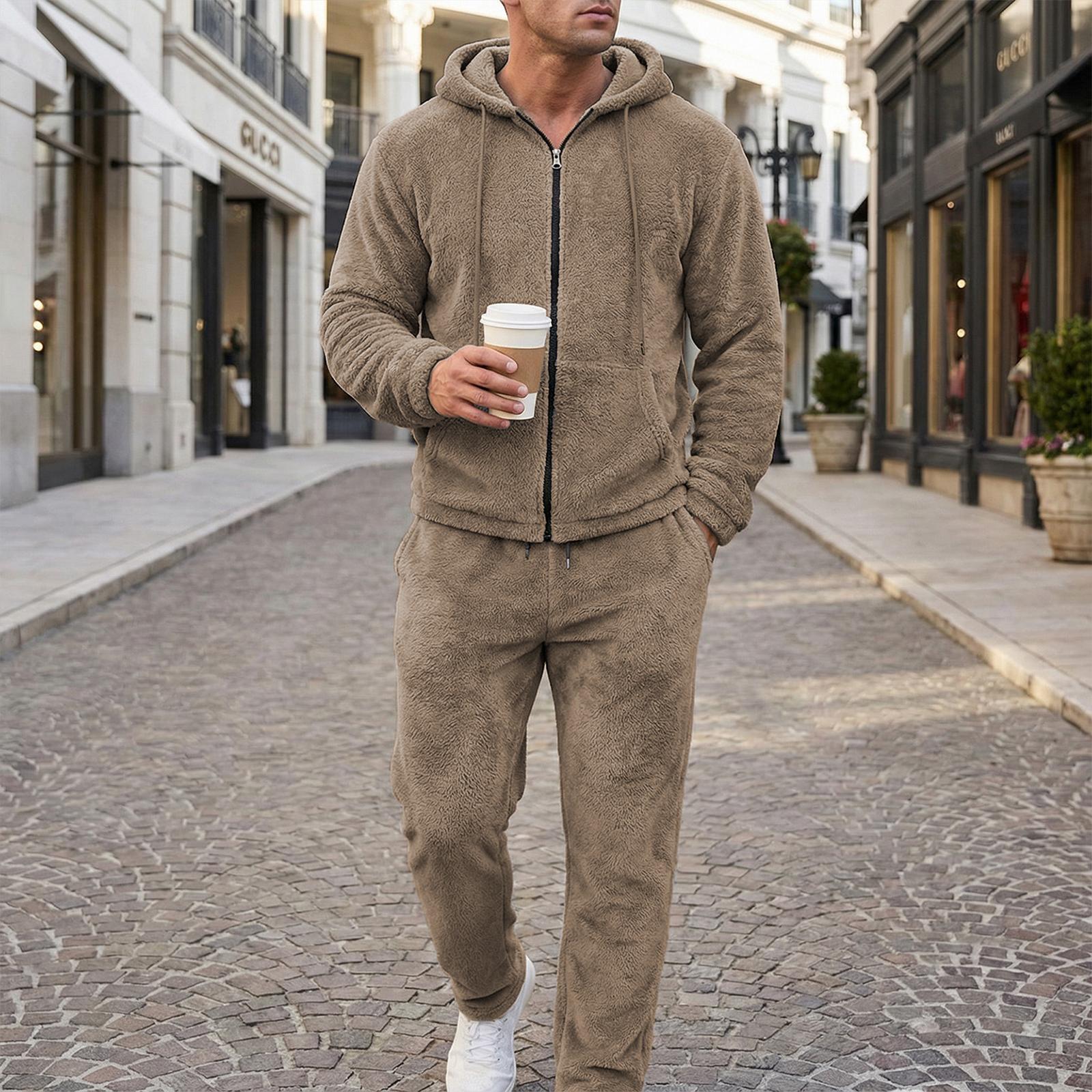 Men S Stand Up Collar Button Casual Long Sleeved Shirt Long Pants Sports Suit XL хакі
Men S Stand Up Collar Button Casual Long Sleeved Shirt Long Pants Sports Suit XL хакі