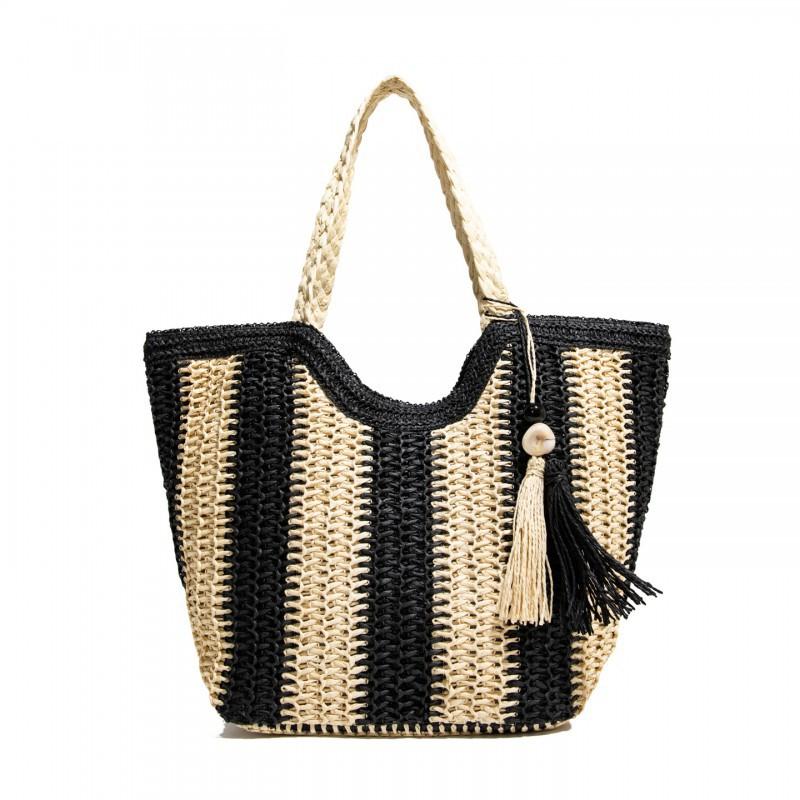 Casual Straw Woven Bag Women With Large Capacity 2026 New Commuter Tote Seaside Vacation Beach чорний
Casual Straw Woven Bag Women With Large Capacity 2026 New Commuter Tote Seaside Vacation Beach чорний
