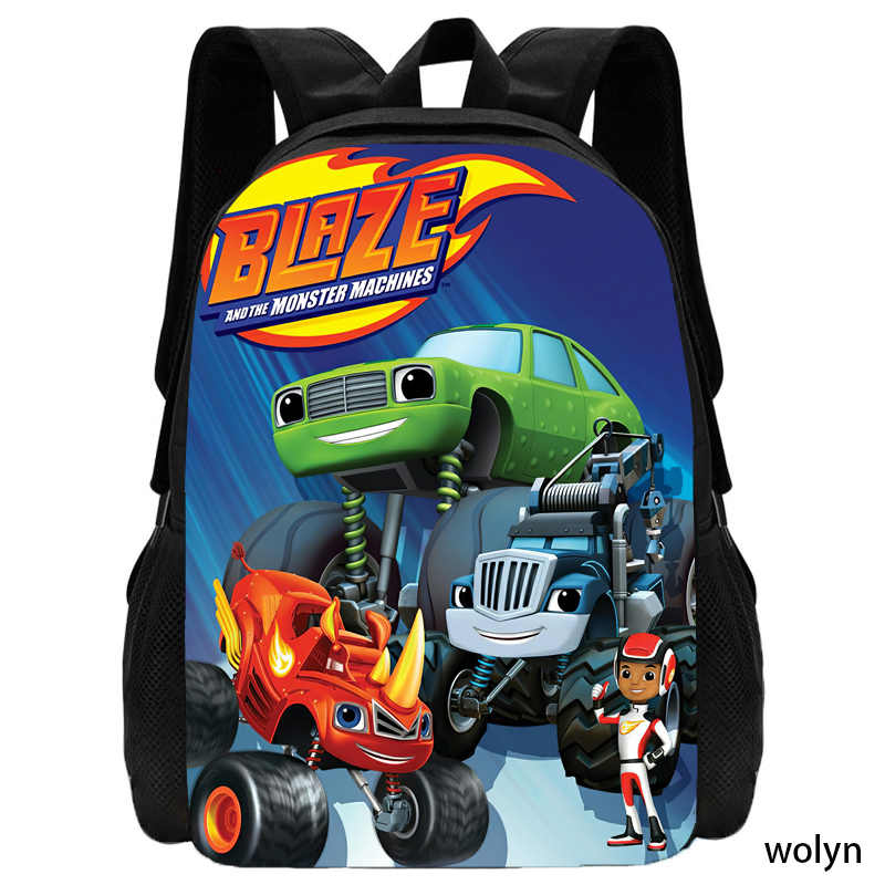 Сумки Blaze and The Monster Machines Нейлоновий шкільний портфель з мультфільмом для хлопчика, індивідуальний рюкзак великої місткості, додайте логотип ваших фотографій 15inches
Сумки Blaze and The Monster Machines Нейлоновий шкільний портфель з мультфільмом для хлопчика, індивідуальний рюкзак великої місткості, додайте логотип ваших фотографій 15inches
