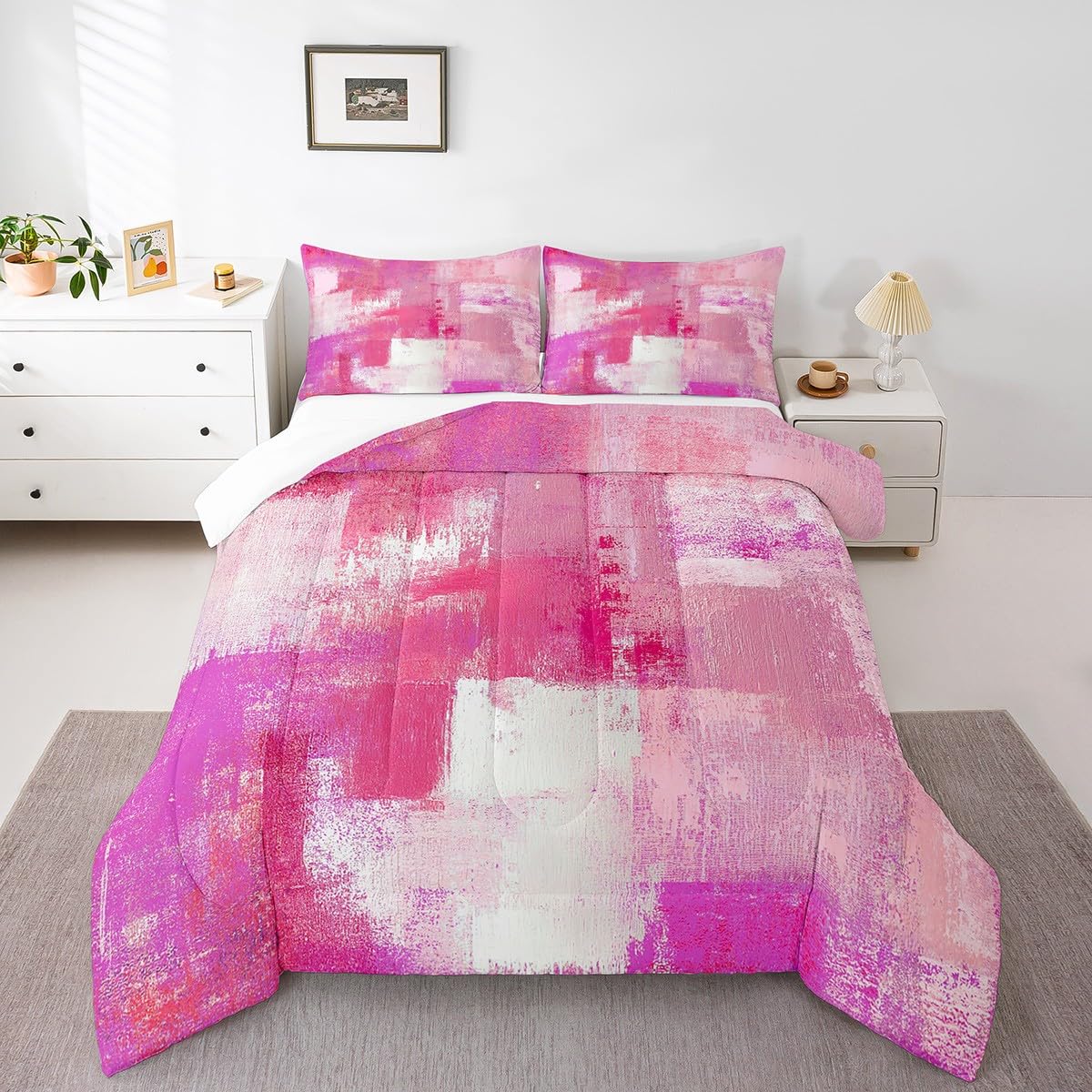 Erosebridal Purple Comforter Set Twin Size Purple Black Ombre Bedding Set for Kids Boys Girls Teens Adult Gradient Quilt Set Bedroom Dorm De 155x200cm
Erosebridal Purple Comforter Set Twin Size Purple Black Ombre Bedding Set for Kids Boys Girls Teens Adult Gradient Quilt Set Bedroom Dorm De 155x200cm